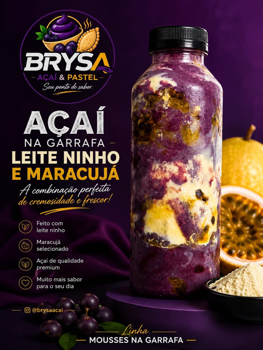 Açaí na garrafa